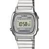 CASIO UR LILLE RETRO STÅL GRÅ MED LÆNKE - LA670WEA-7EF