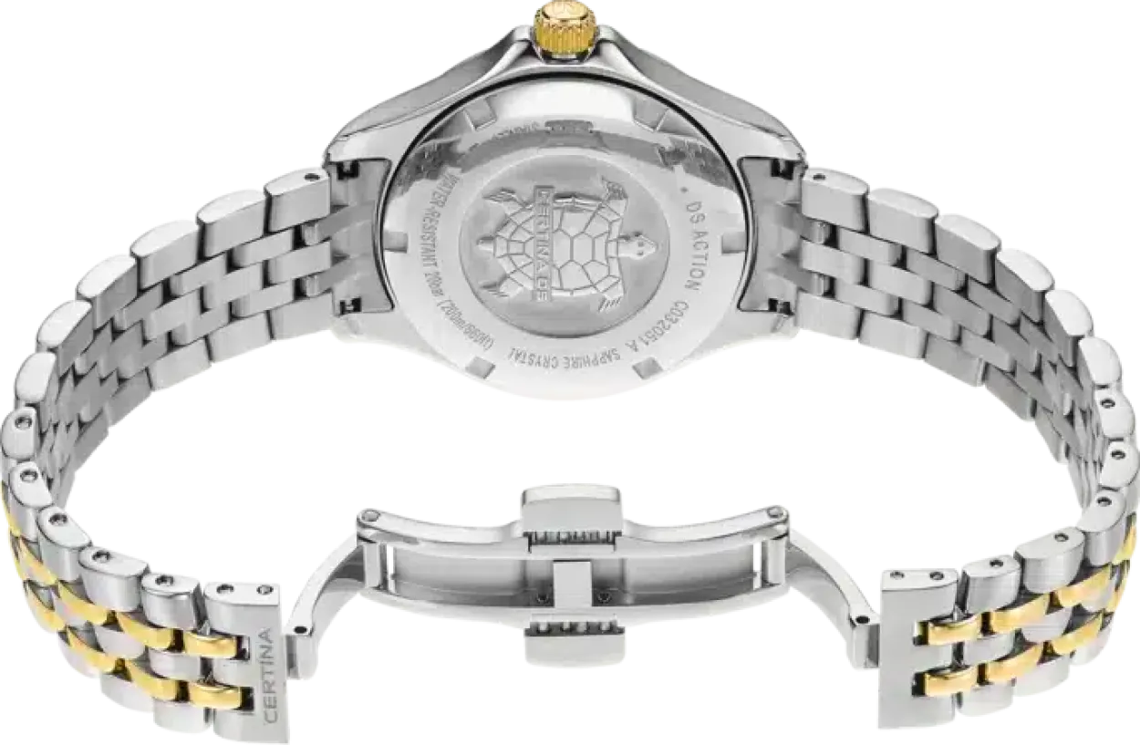 CERTINA CHRONOMETER 20 BAR BRUN SKIVE - C0320512212601