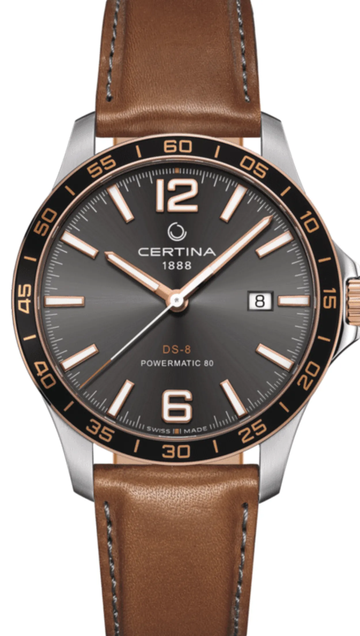 CERTINA DS AUTOMATIC BRUN REM -C0338072608700
