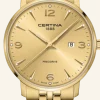 CERTINA DS CAIMANO GULDFARVET - C0354103336700