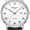 CERTINA DS CAIMANO STÅL SORT REM - C0354101601200