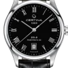 CERTINA UR HERRE POWERMATIC 80 STÅL MED SORT LÆDERREM C0334071605300