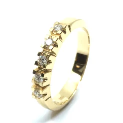 CHRISTOFFERSEN JEWELLERY ALLIANCE RING 14 KARAT GULD MED BRILLANTER - 5001005