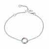 CHRISTOFFERSEN JEWELLERY ARMBÅND CIRKEL RAINBOW SØLV - 9010242-6