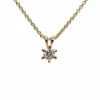 CHRISTOFFERSEN JEWELLERY CARLA VEDHÆNG 14 KARAT GULD MED BRILLANT 0,38 CARAT – 4000171