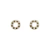CHRISTOFFERSEN JEWELLERY CIRKEL ØRESTIKKER 14 KARAT GULD MED 0,125 CARAT BRILLANTER – 3000352