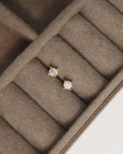 CHRISTOFFERSEN JEWELLERY EVA ØRESTIKKER 14 KARAT GULD MED 2 X 0,20 CARAT BRILLANT – 3000162