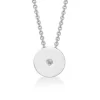 CHRISTOFFERSEN JEWELLERY HALSKÆDE MED RUNDE PLADE - 2070898