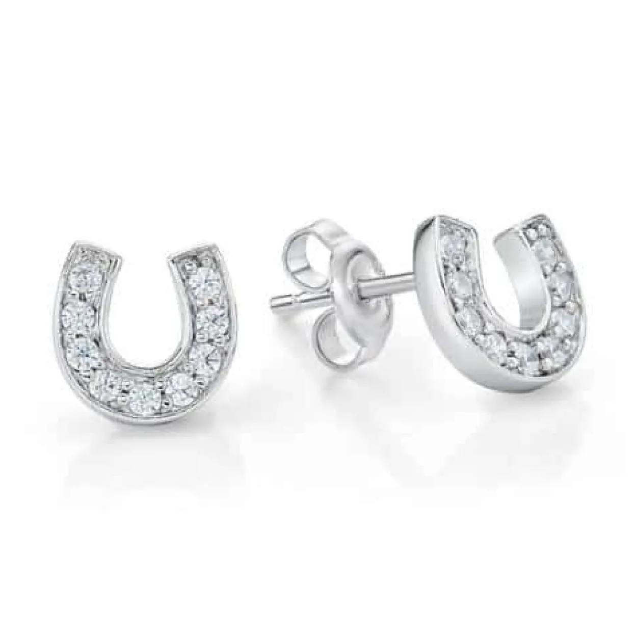 CHRISTOFFERSEN JEWELLERY HESTESKO SØLV MED ZIRKONIA - 3010155