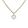 CHRISTOFFERSEN JEWELLERY HJERTE VEDHÆNG 8 KARAT GULD MED ZIRKONIA - 4571281-3