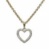 CHRISTOFFERSEN JEWELLERY HJERTE VEDHÆNG 14 KARAT GULD MED 0,10 CARAT BRILLANTER - 4500203G
