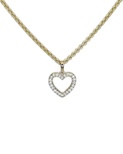 CHRISTOFFERSEN JEWELLERY HJERTE VEDHÆNG 8 KARAT GULD MED ZIRKONIA - 4500203-3