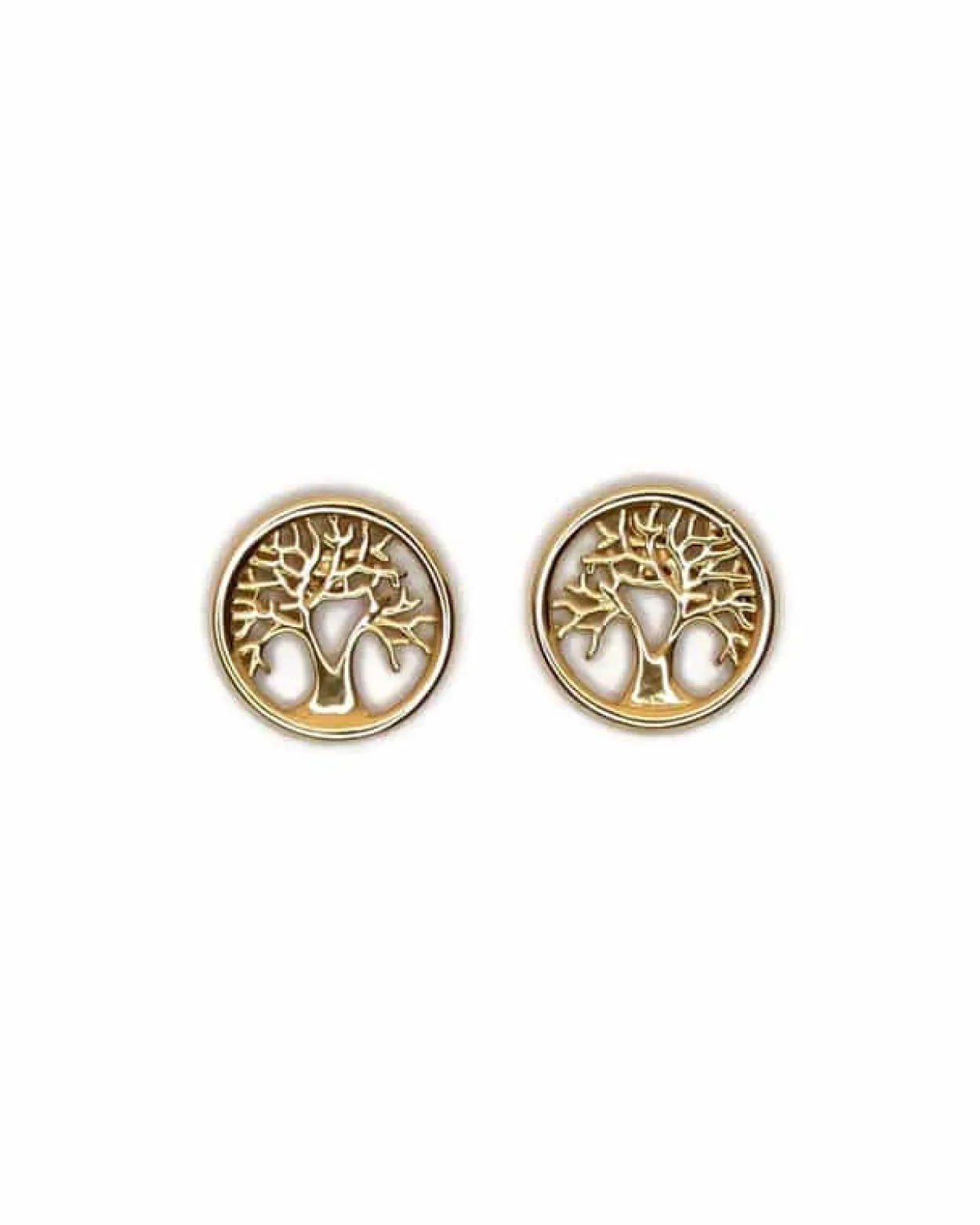 CHRISTOFFERSEN JEWELLERY LIVETS TRÆ ØRESTIKKER 14 KARAT - 3001077