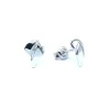 CHRISTOFFERSEN JEWELLERY ØRERINGE SØLV STIK MAT/BLANK - 3010278