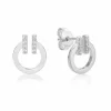 CHRISTOFFERSEN JEWELLERY ØRERINGE SØLV CIRKEL MED HUL - 3070594