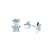 CHRISTOFFERSEN JEWELLERY ØRERINGE STJERNE MED STEN - W3063901