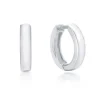 CHRISTOFFERSEN JEWELLERY ØRERINGE SØLV KNÆK CREOL 15 MM - 3710119