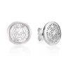 CHRISTOFFERSEN JEWELLERY ØRERINGE SØLV MED BLOMSTER MØNSTER - 3070865