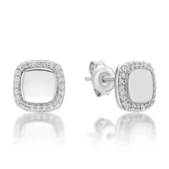 CHRISTOFFERSEN JEWELLERY ØRERINGE SØLV 6,5X6,5 MM - 3070968