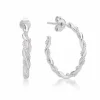 CHRISTOFFERSEN JEWELLERY ØRERINGE CREOL SNOET - 3011013