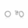 CHRISTOFFERSEN JEWELLERY ØRERINGE CIRKEL MED ZIRKONIA - 3010892