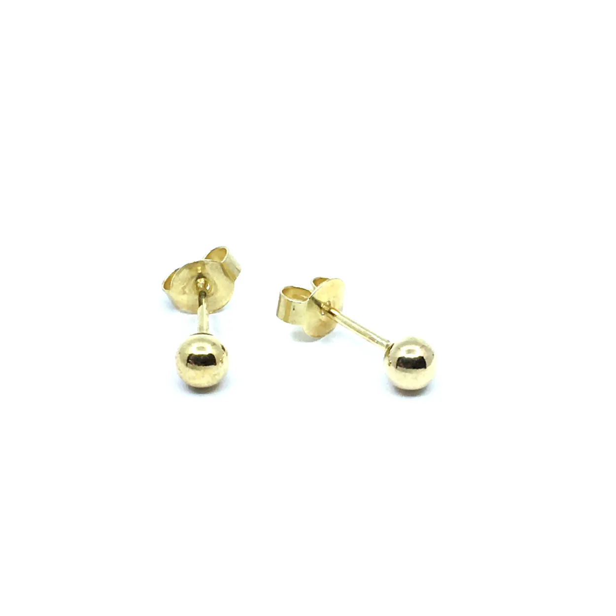 CHRISTOFFERSEN JEWELLERY ØRESTIK KUGLE I MASSIV 8 KARAT GULD 4 MM - 3000704-3