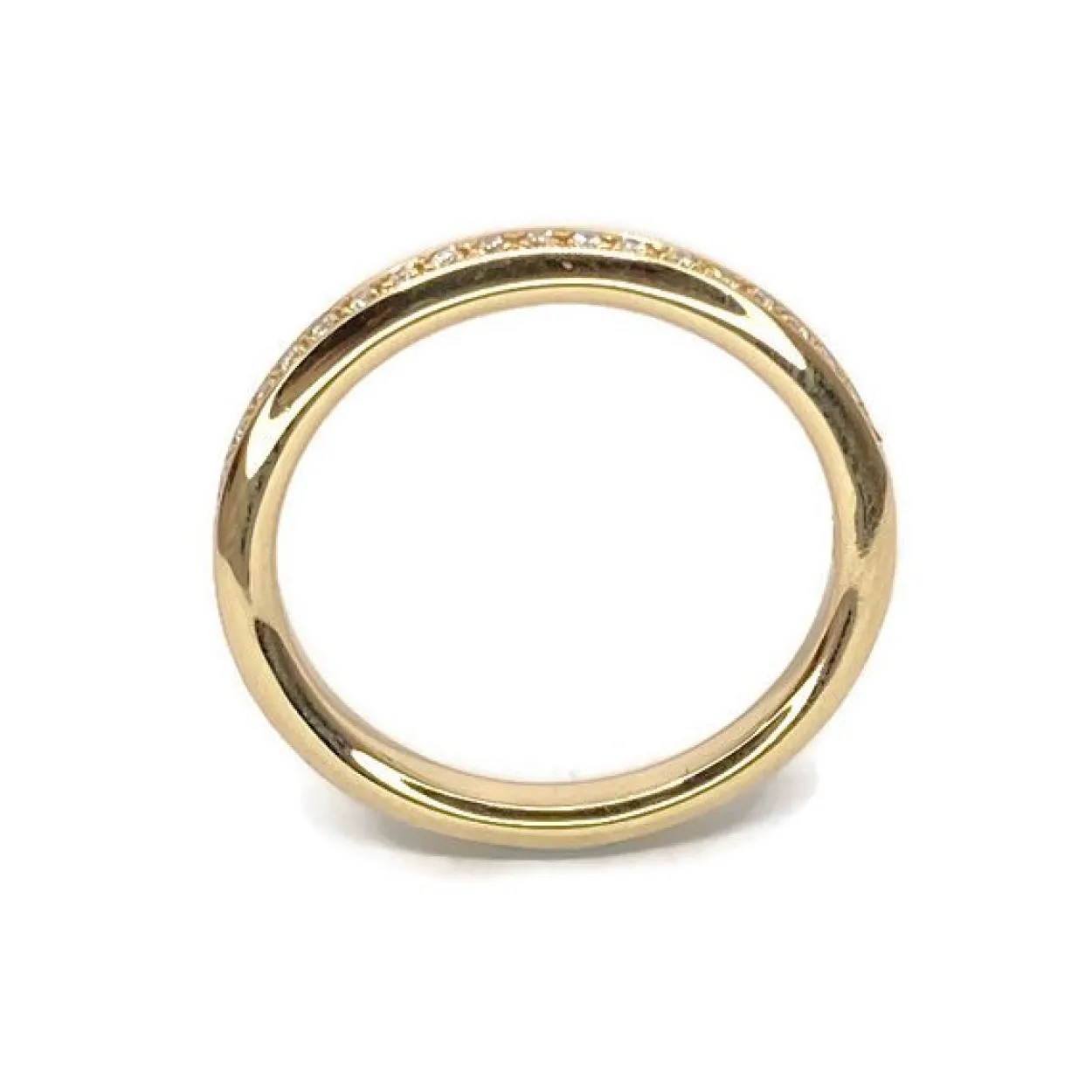 CHRISTOFFERSEN JEWELLERY RING 14 KARAT GULD MED BRILLANTER - 5000408