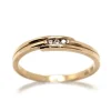 CHRISTOFFERSEN JEWELLERY RING 8 KARAT GULD MED ZIRKONIA - 5000321-3