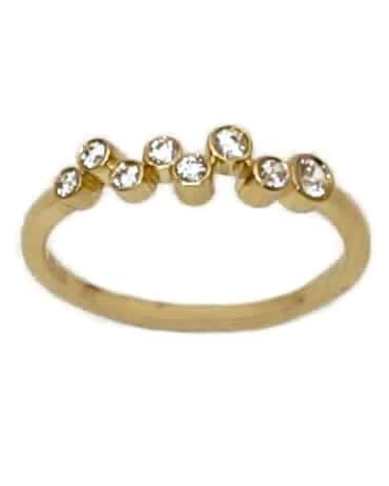 CHRISTOFFERSEN JEWELLERY RING 8 KARAT GULD MED ZIRKONIA – 5071256-3