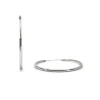 CHRISTOFFERSEN JEWELLERY SØLV CREOL RHODINERET 45 MM - 0110045