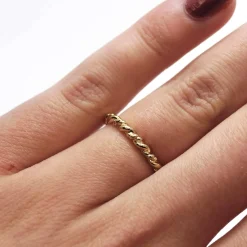 CHRISTOFFERSEN JEWELLERY SNOET RING 14 KARAT GULD - 5001112