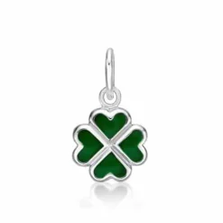 CHRISTOFFERSEN JEWELLERY VEDHÆNG SØLV MED FIRKLØVER - 4071048-6