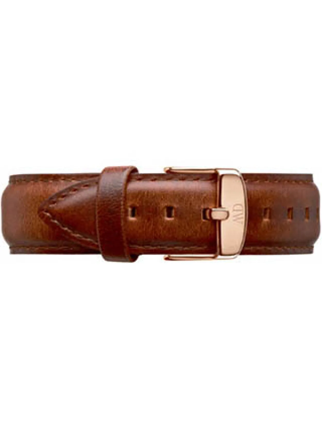 DANIEL WELLINGTON CLASSIC ST MAWES BRUN LÆDERREM 20 MM - DW00200006