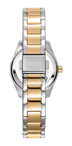 DKNY CHAMBERS GLITZ UR DAME STÅL OG GULD FARVET MED LÆNKE - DK1L017M0085