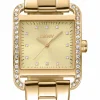 DKNY CITY GLITZ UR DAME GULD FARVET MED LÆNKE - DK1L003M0025
