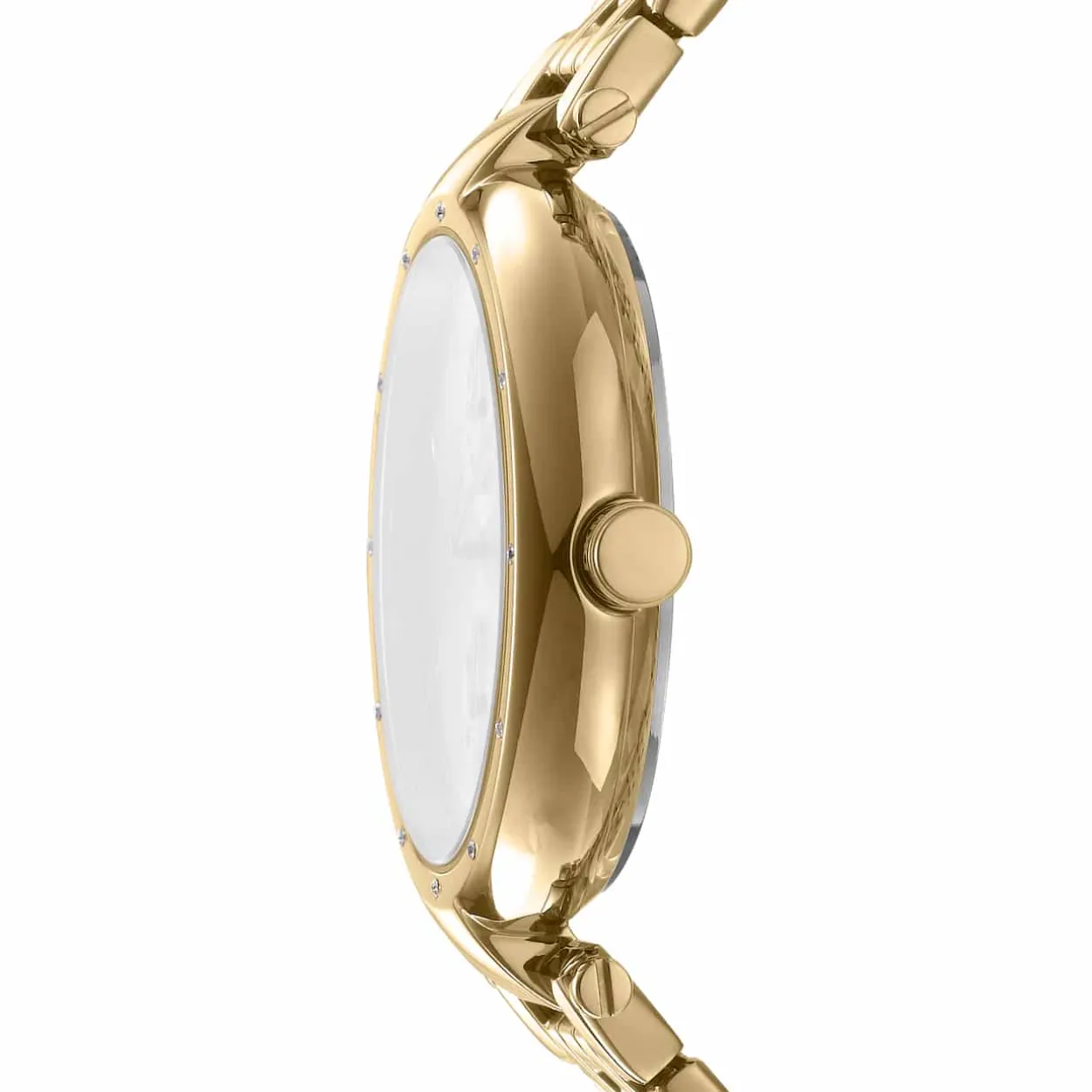 DKNY DOWNTOWN MULTI UR DAME I GULD FARVET STÅL - DK1L066M0065