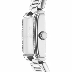 DKNY EVENING UR DAME FIRKANTET I STÅL - DK1L122M0045