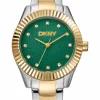 DKNY EVERYDAY UR DAME STÅL OG GULD FARVET MED LÆNKE - DK1L017M1085