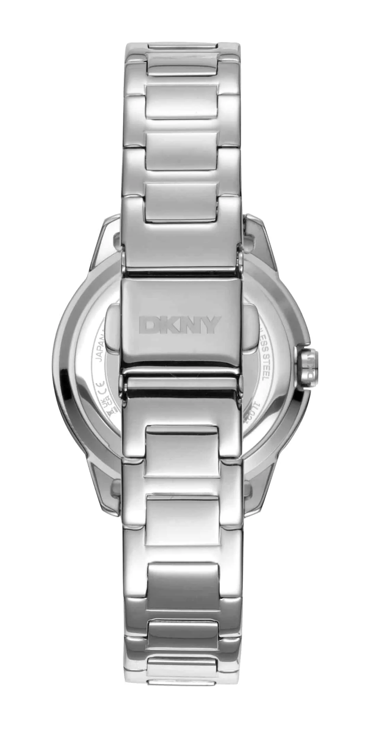 DKNY PARK AVE LOGO UR DAME STÅL MED LÆNKE - DK1L021M0035