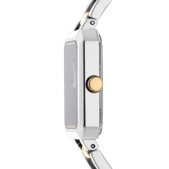 DKNY UPTOWN MIDI UR DAME STÅL OG GULD FARVET MED LÆNKE - DK1L009M0035