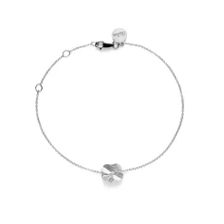 FLORA DANICA FIRKLØVER SØLV ARMBÅND - FLC-Br-S