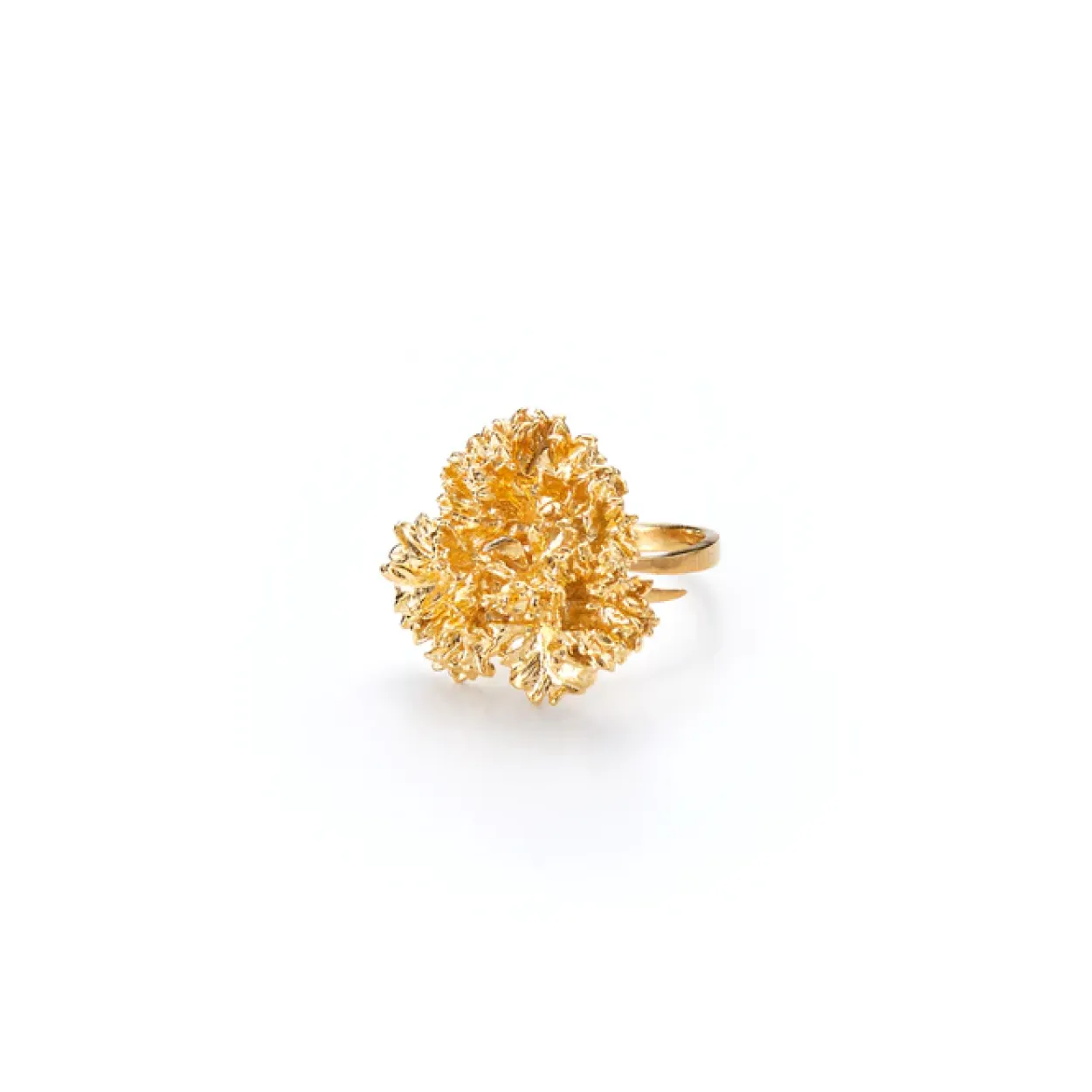FLORA DANICA PERSILLE RING SØLV FORGYLDT - PAR-StRi-G