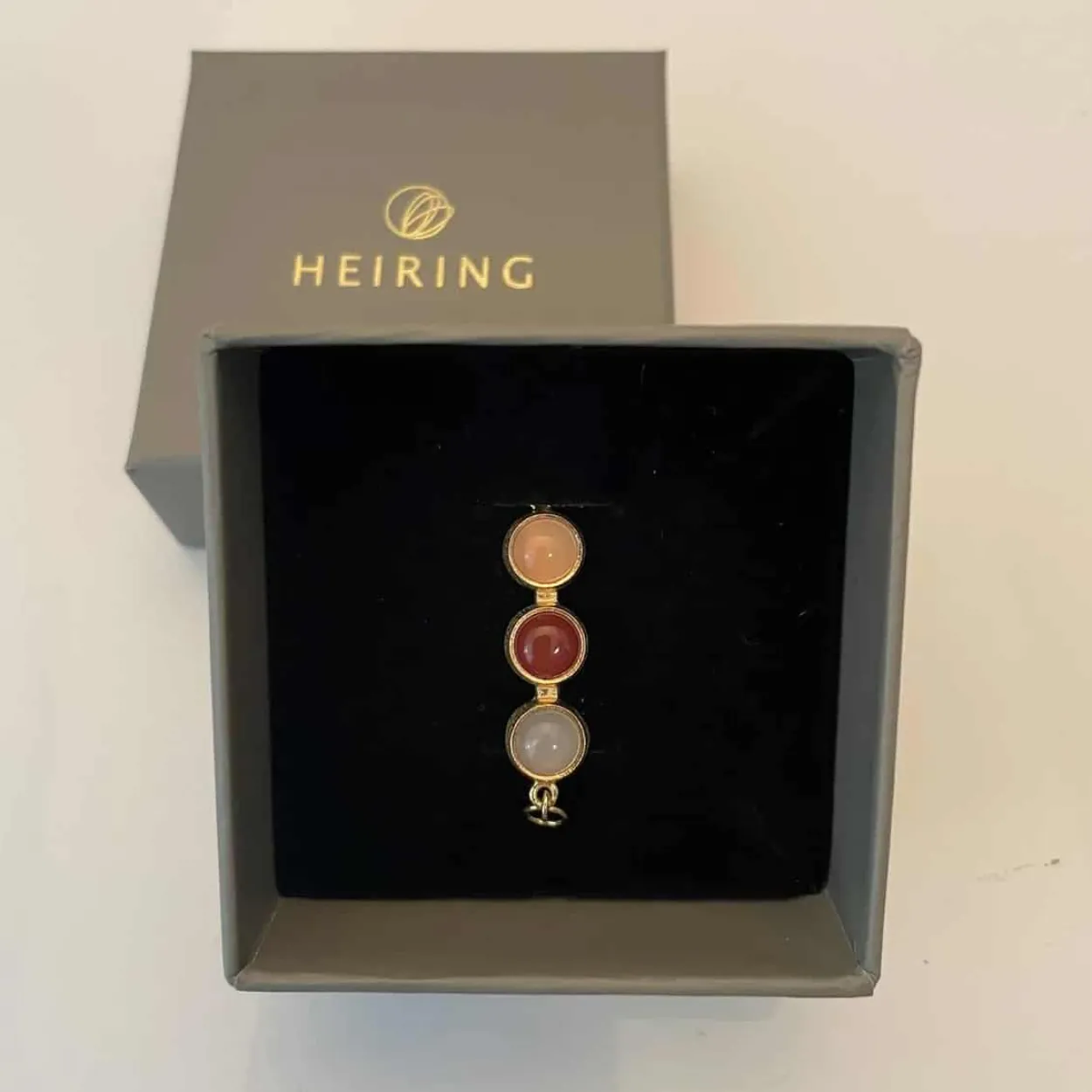 HEIRING KOULÉ MIXET TOP TIL MULTI ARMRING I FORGYLDT SØLV - 53-4-38FG-7