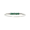 HEIRING MULTI BANGLE ARMBÅND SØLV MED GRØN AGAT - 53-4-02RH