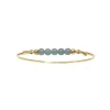 HEIRING MULTI BANGLE STØRRELSE M ARMBÅND AQUAMARIN - 53-4-08FG
