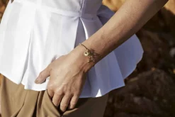 HEIRING MULTI TOP TIL ARMRING I FORGYLDT SØLV MED LAPIS - 53-4-24FG