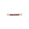 HEIRING PINK RHODONIT TOP TIL MULTI ARMRING I FORGYLDT SØLV - 53-4-92FG