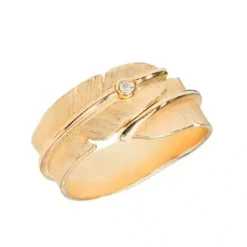 HEIRING RING FJER 14 KT GULD MED 0,02 CT W/VS BRILLANT - 78-5-95BR