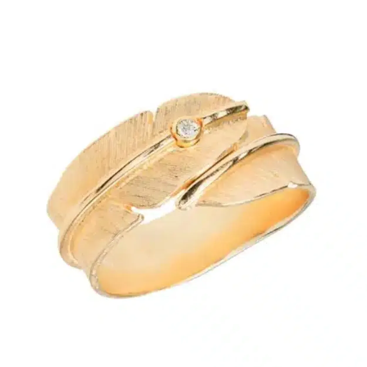 HEIRING RING FJER 14 KT GULD MED 0,02 CT W/VS BRILLANT - 78-5-95BR