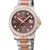 JAGUAR LADY DIVER STÅL/ROSA - J894/2